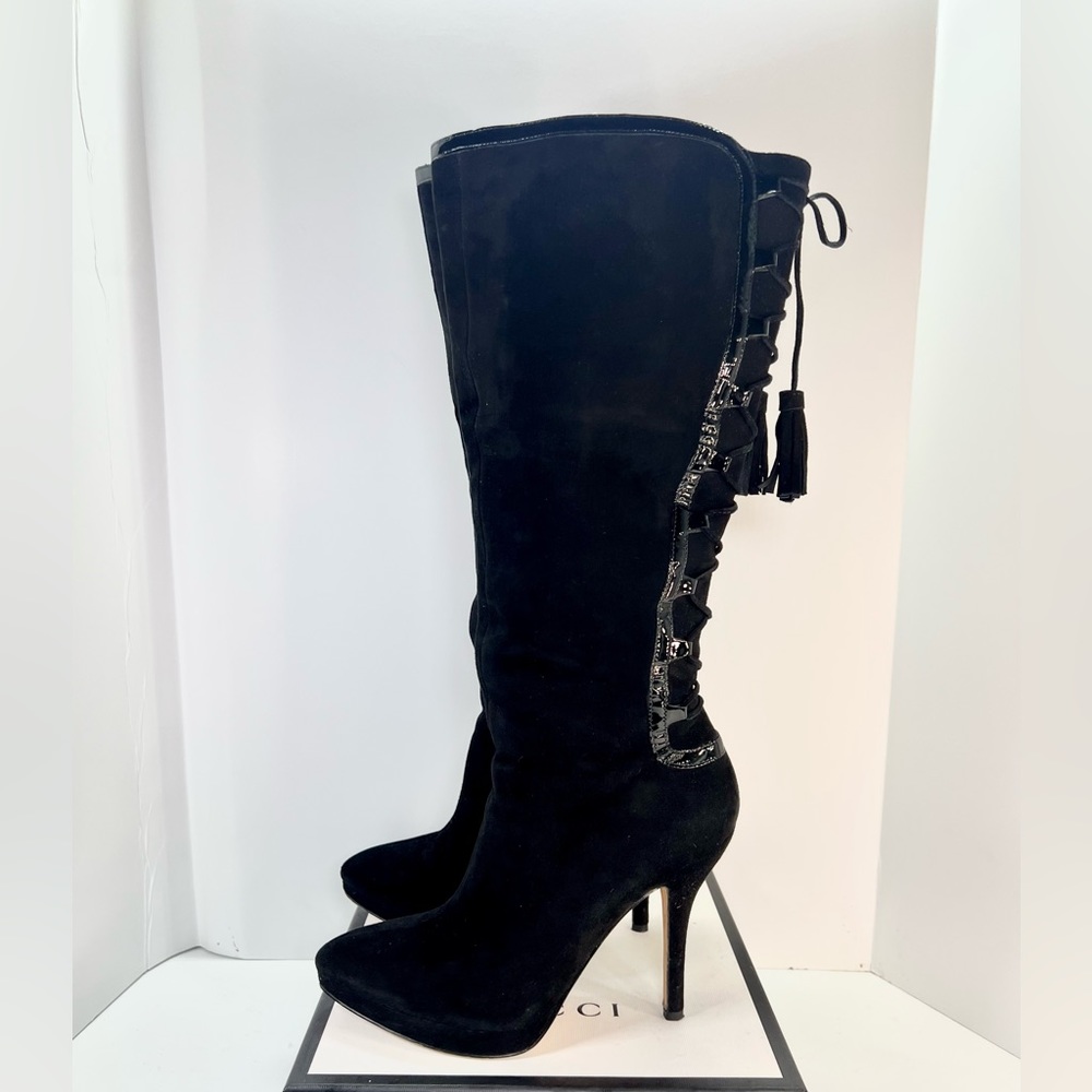 Joan and David Knee Length Boots  Sz 11